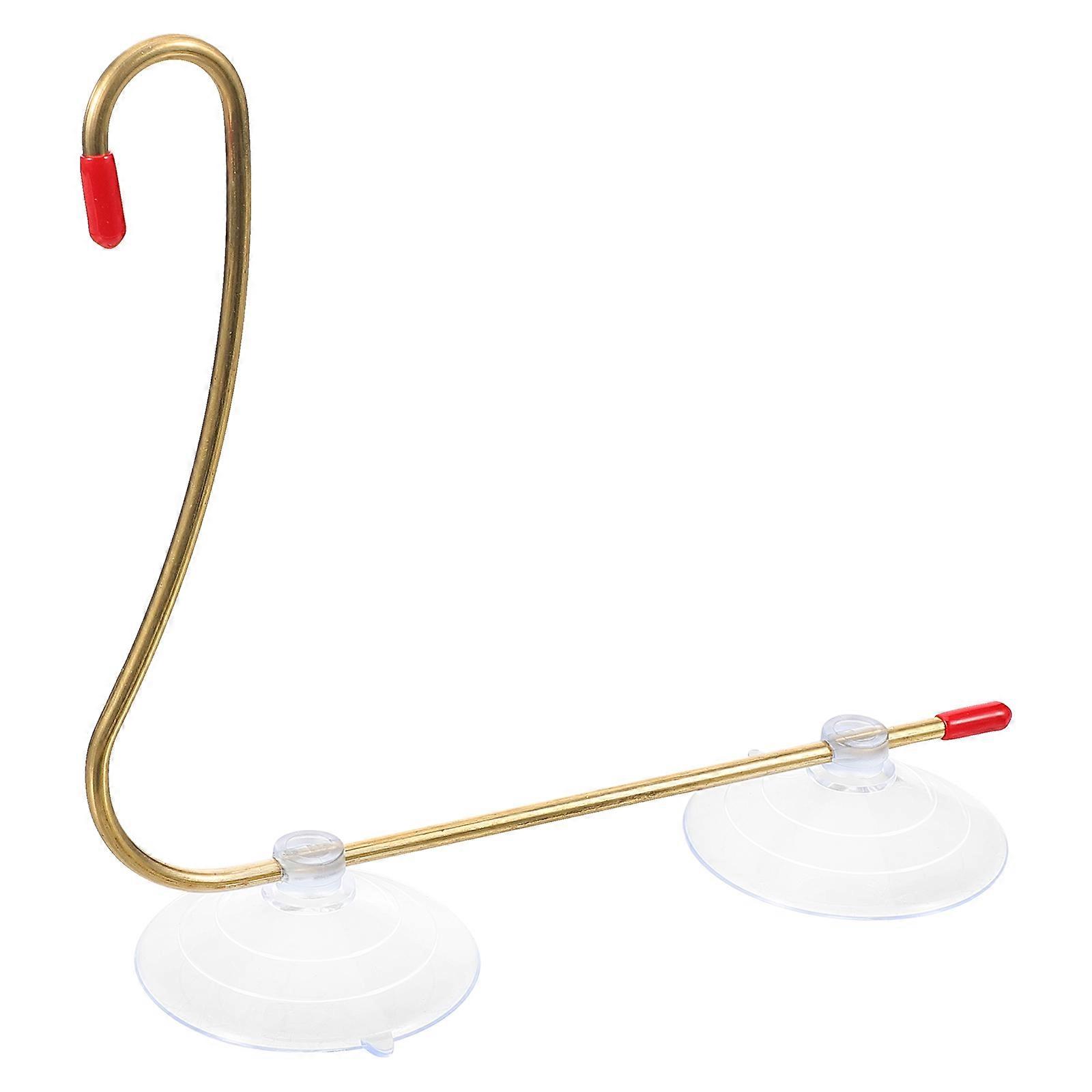 Copper Hanging Bracket for Hummingbird Feeder Hooks – Durable Window Mount Hanger for Bird Feeders – Easy Installation Accessory