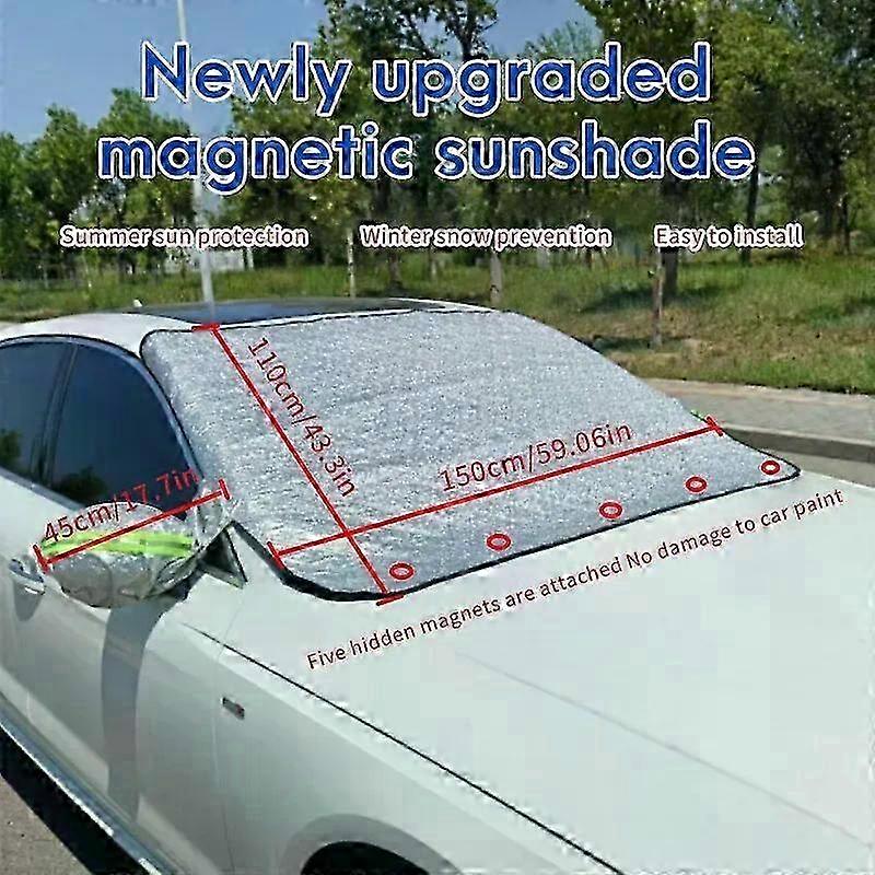 Front Windshield Sunshade Car Heat Insulation Anti-snow Anti-icing Cover Parasol Window Car Protection