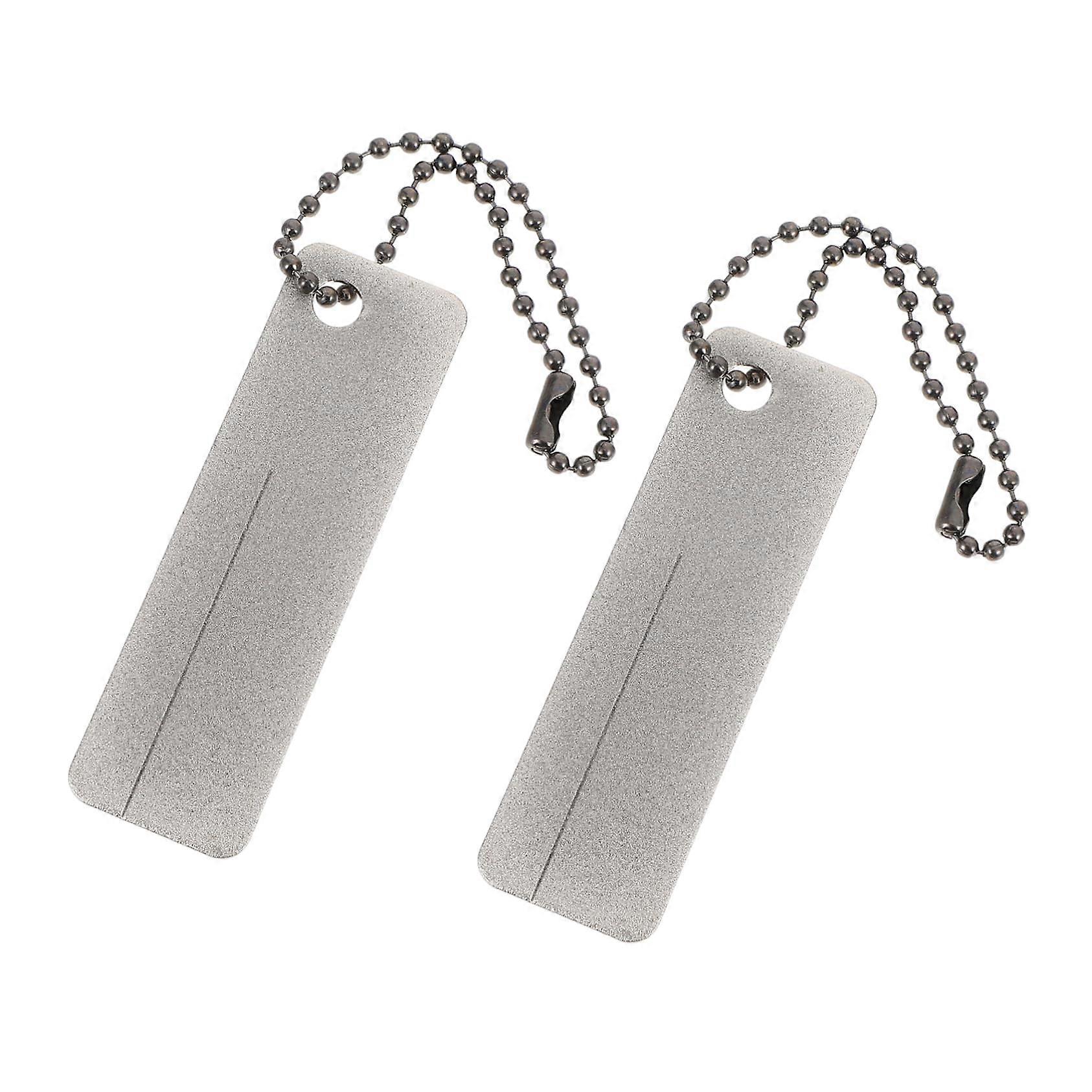 2 Pieces Outdoor Applications and for Sharpening Knives Scissors and Tools for Efficient Grinding