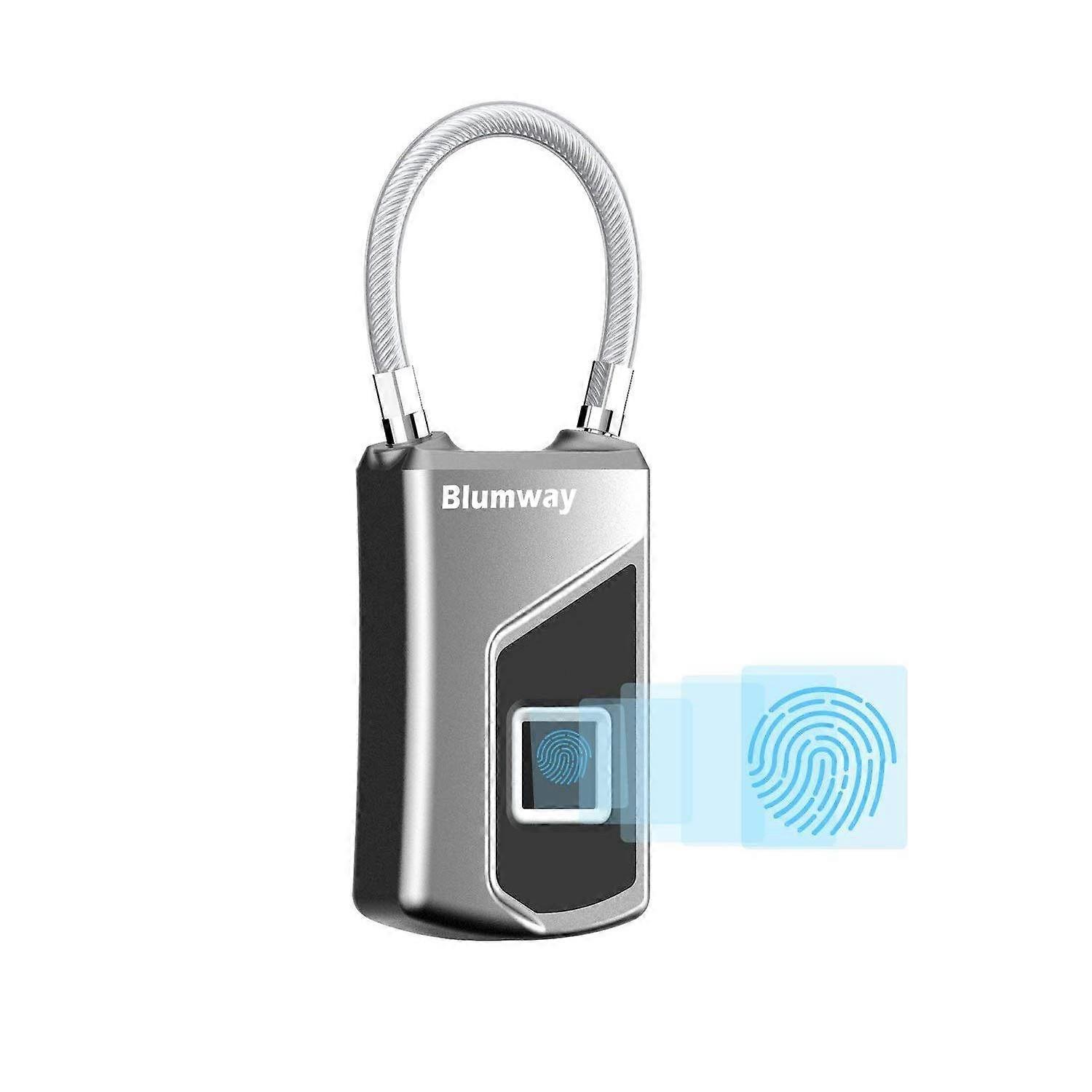 Fingerprint lock, smart fingerprint lock, IP66, intelligent lock, fingerprint, suitable for doors, suitcases, backpacks, gyms, bicycles Hs0212.