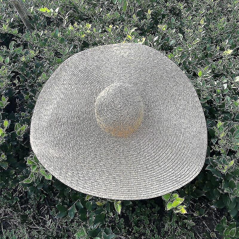 Large Straw Hat, UV Protection, Foldable Sunshade Cap