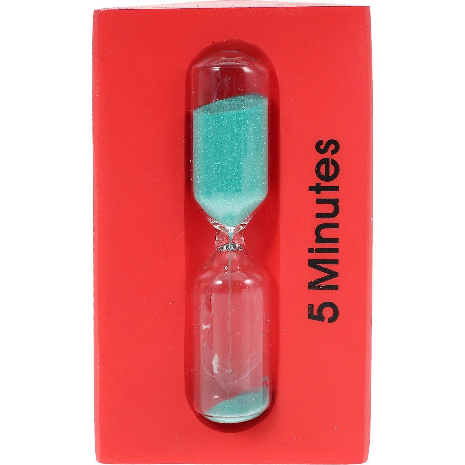 Toilet Sand Timer with Color Coded Hourglass – Stool Game Timer & Home Office Classroom Decor