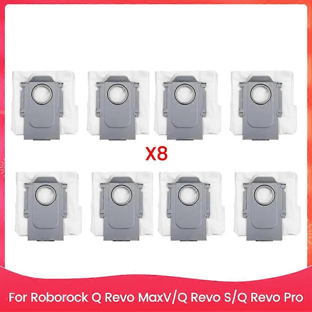 Vacuum Dust Bag Fit for Roborock Q Revo MaxV/Q Revo S/Q Revo Pro Spare Parts Large Capacity Dust Bag Replacement 8PCS