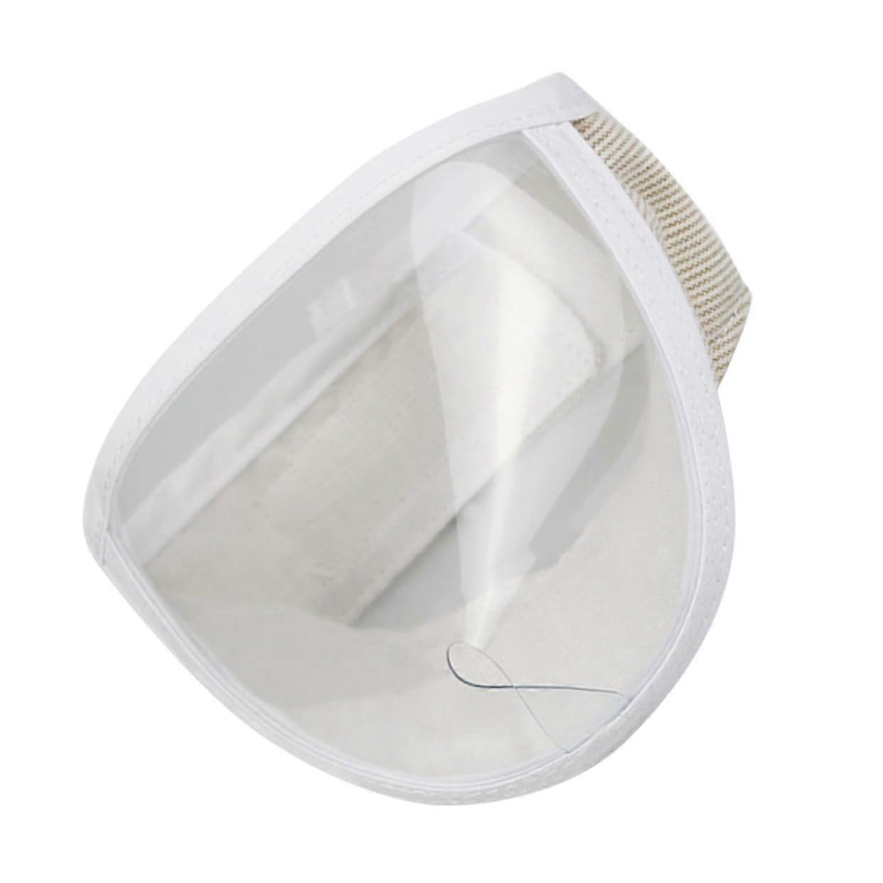 Breathable Mask for Cats, Dog Muzzle for Barking, Cat Adjustable Hood, Cat Care, Pet Breathable Kitten Muzzle, Transparent Cleaning Muzzle, 25X10X5CM