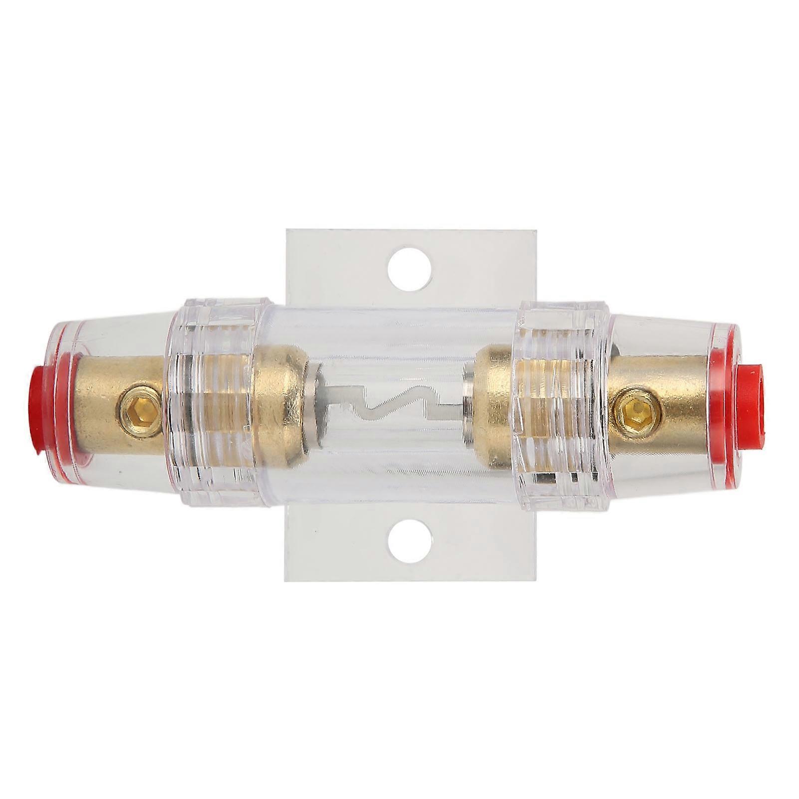 Car o Single in Line AGU Fuse Holder 60A High Temp Resistant for 4AWG 8AWG Wire