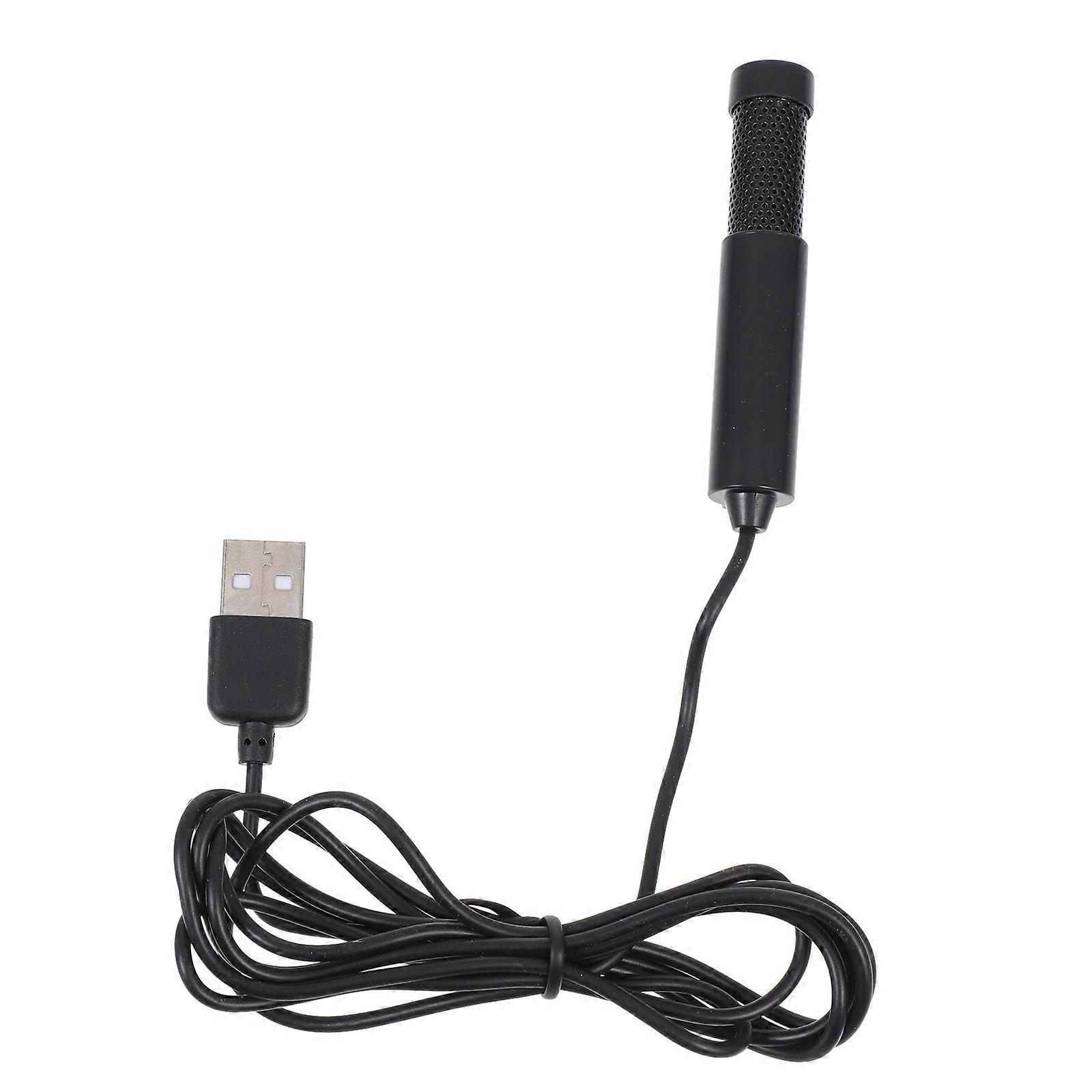 1pc USB Microphone Practical Computer Accessory Black