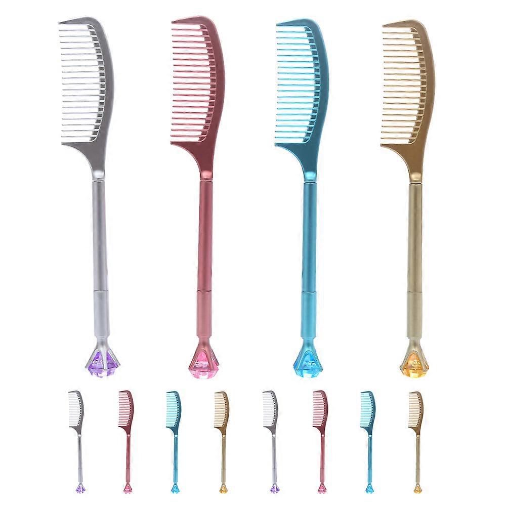 スムーズな書き心地を実現する12本の櫛型装飾ペン – 学生、学校、オフィスでの使用に最適