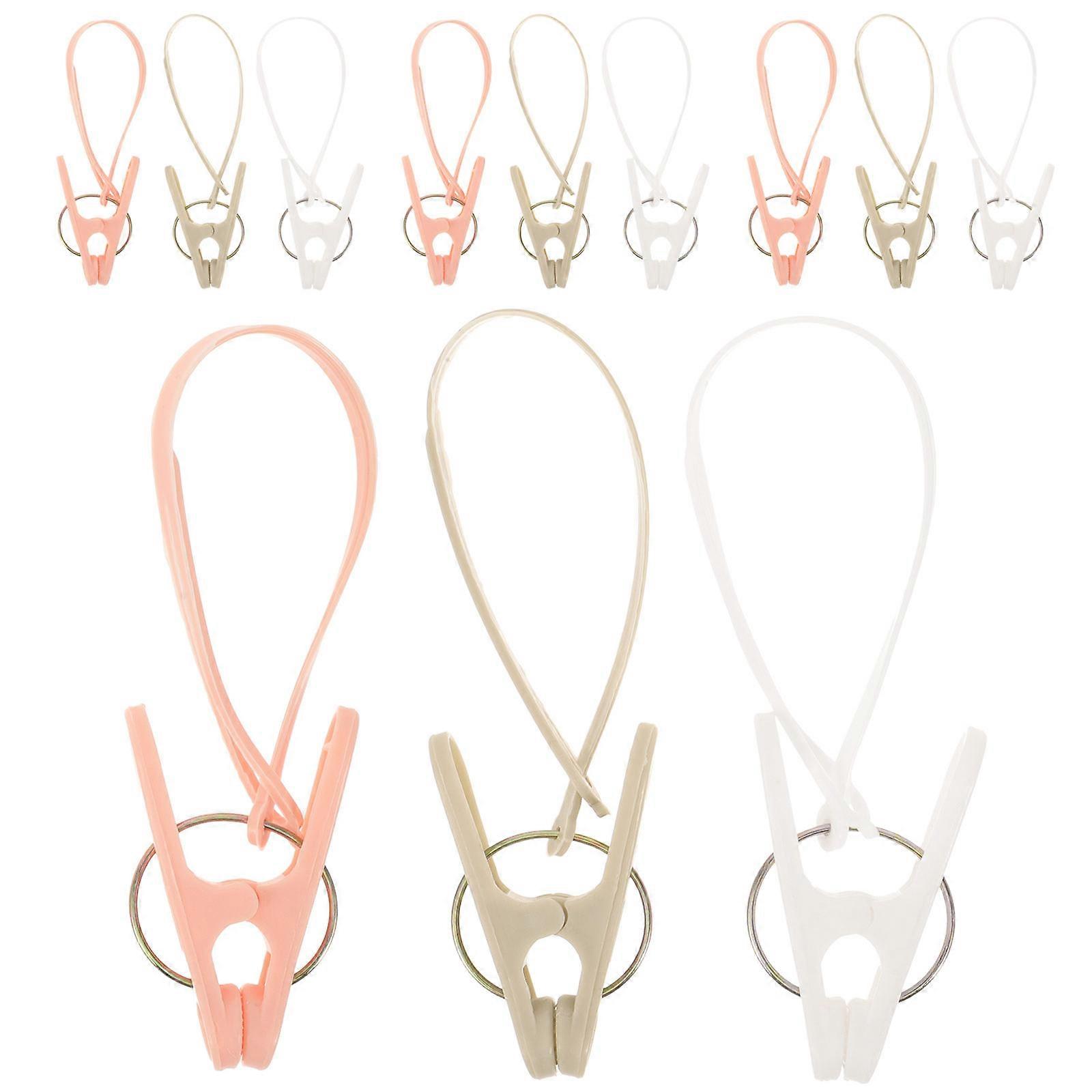 Clothes Clips For Hanging Clothes Plastic To Use Windproof Underwear Clips 36Pcs