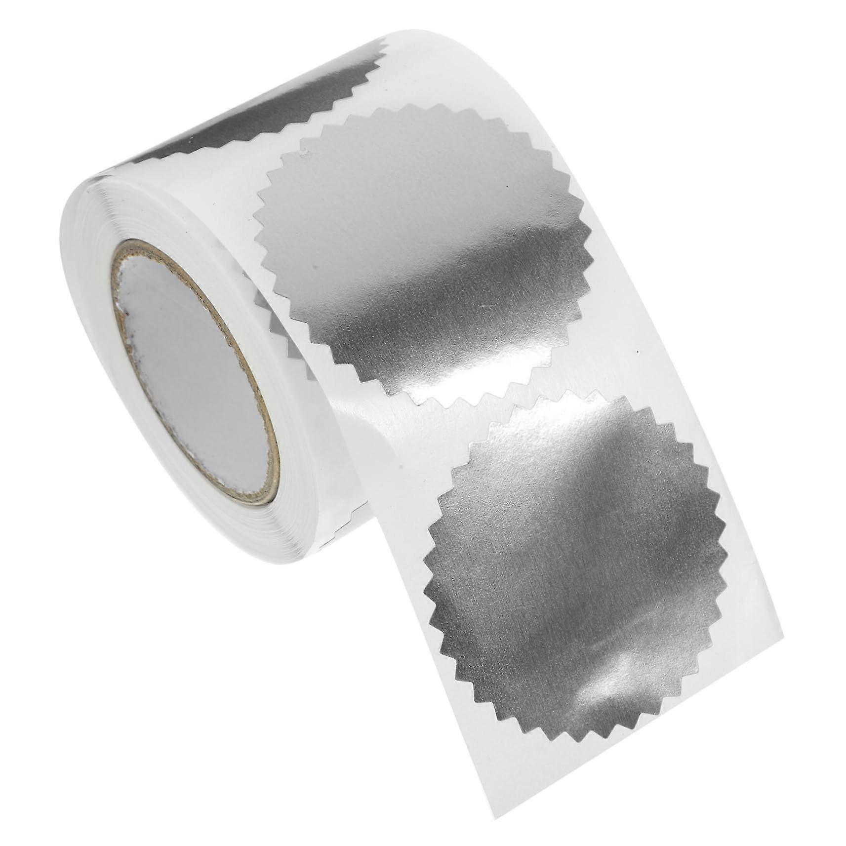1 Roll Certificate Stickers Round Stickers Decorative Seal Stickers for Certificates Awards and Events Versatile Use
