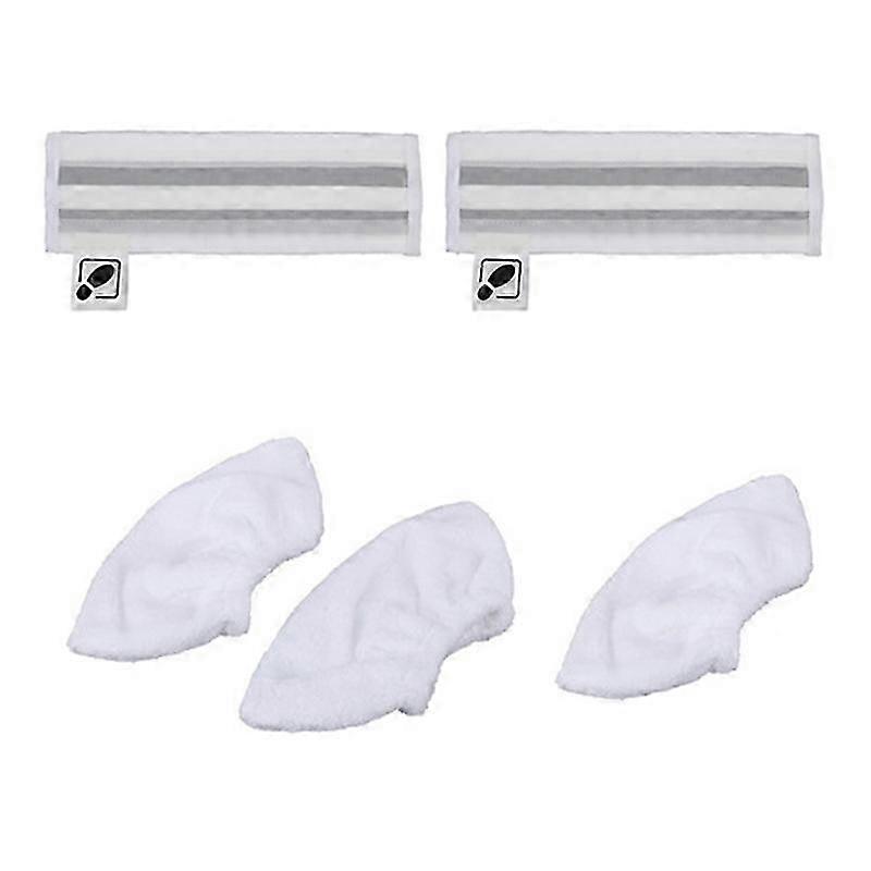 AURA 5Pcs Mop Cloth Rags Nozzle Cover for Karchereasyfix SC3 SC4 SC5 Mop Steam Cleaner Mop