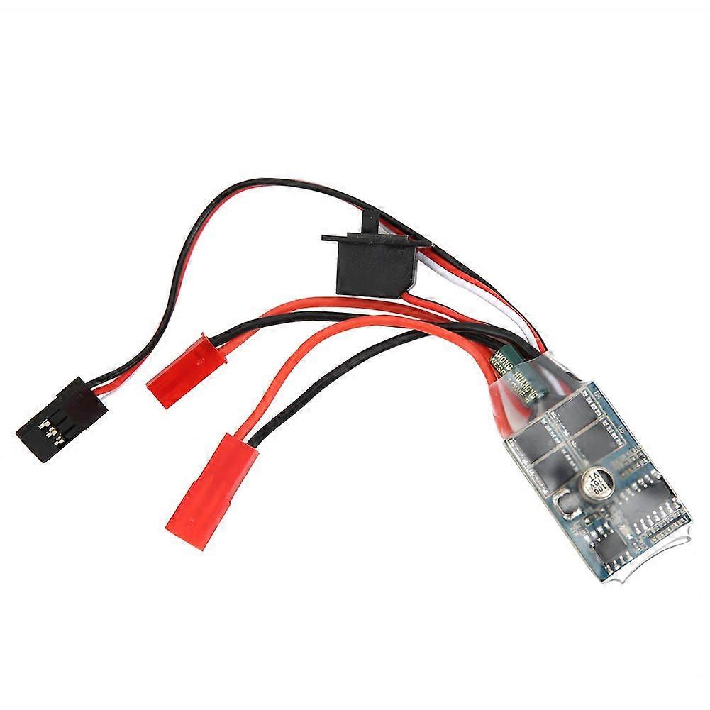 30A ESC, 4.8V ESC TwoWay RC Motor Speed Controller for 1/16 1/18 1/24 Car Boat ESC (No Brake) without brake.