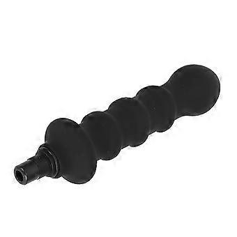 Spiral Massagepistole Aufsatz 0.470.51in Zubehör Silikon Massagepistole Kopf Schwarz