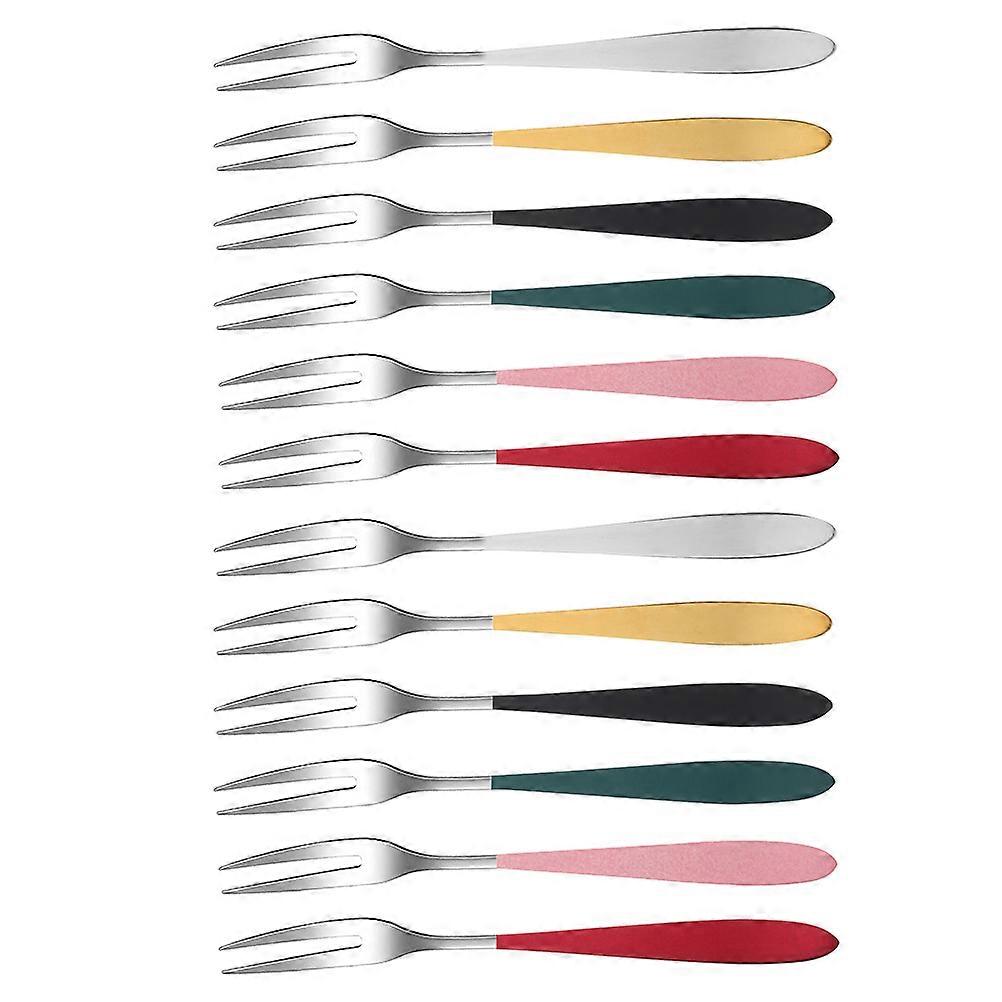 Tasting Appetizer Forks No Rough Edges Hotel Use 12Pcs