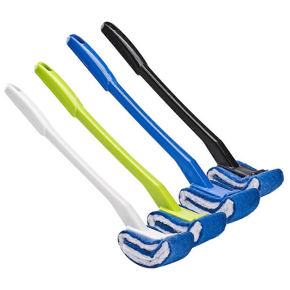 Bathroom Tool Multi Function Cleaning Brush Curved Toilet Cleaner For Home Toilet With 360° Deep Cleaning 4Set