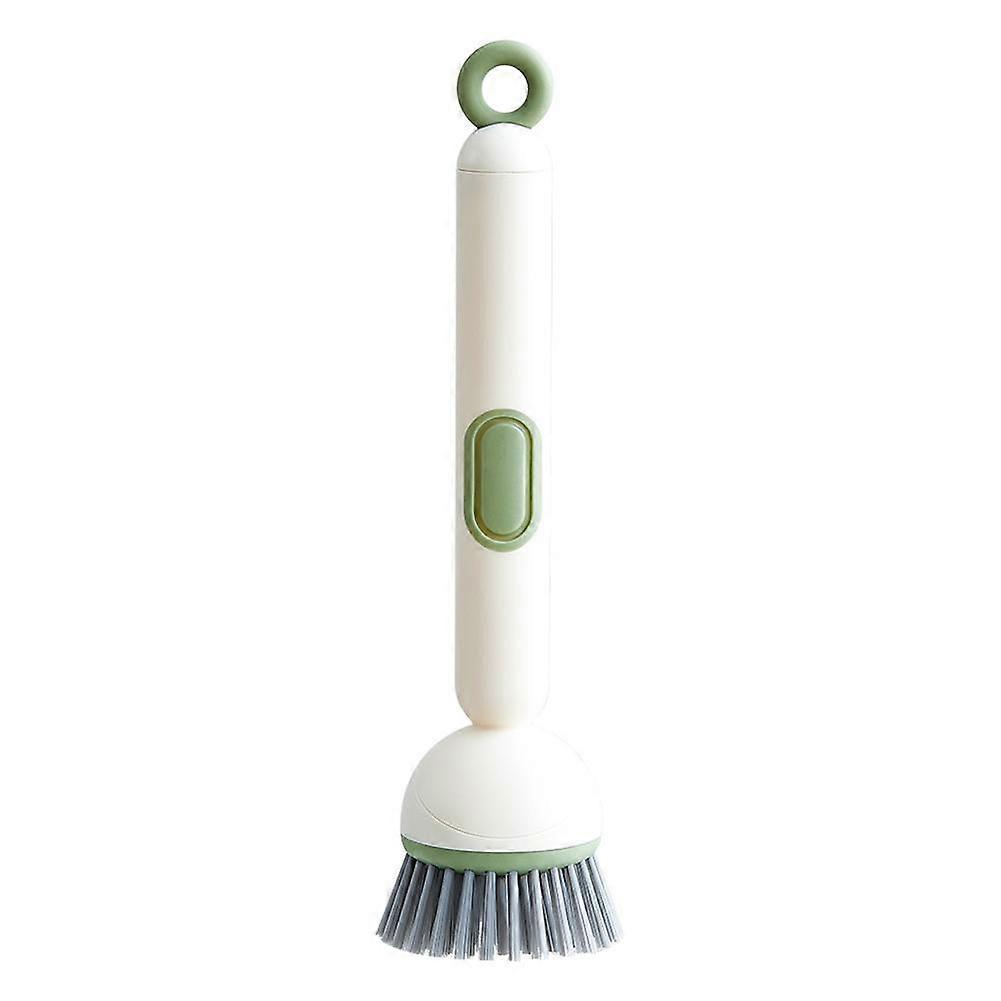 Household Liquid Refillable Rotating Long Handle Cleaning Brush