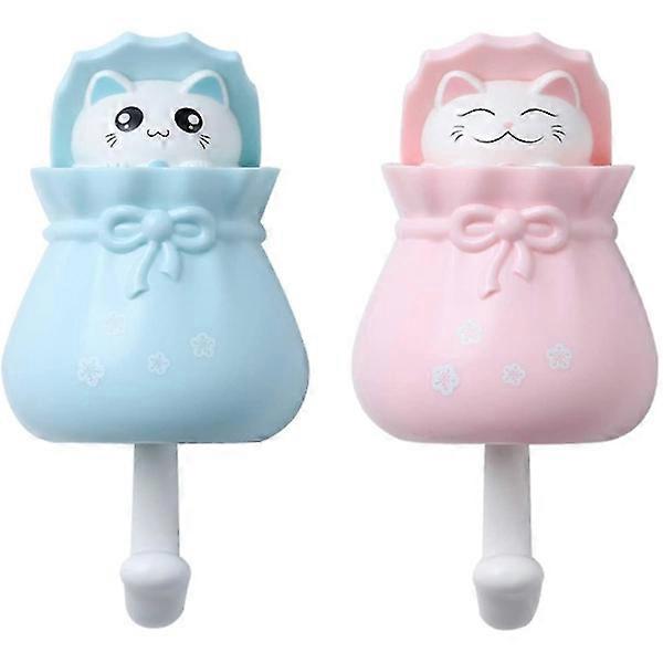 Self-adhesive hooks, children's self-adhesive hook door hook, self-adhesive key hook storage