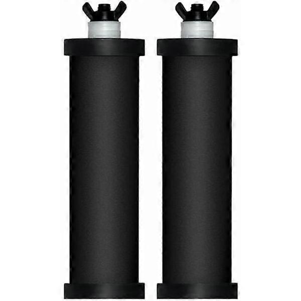 Gravity water filter bucket system for family, camping, hiking, 2 filter cartridges