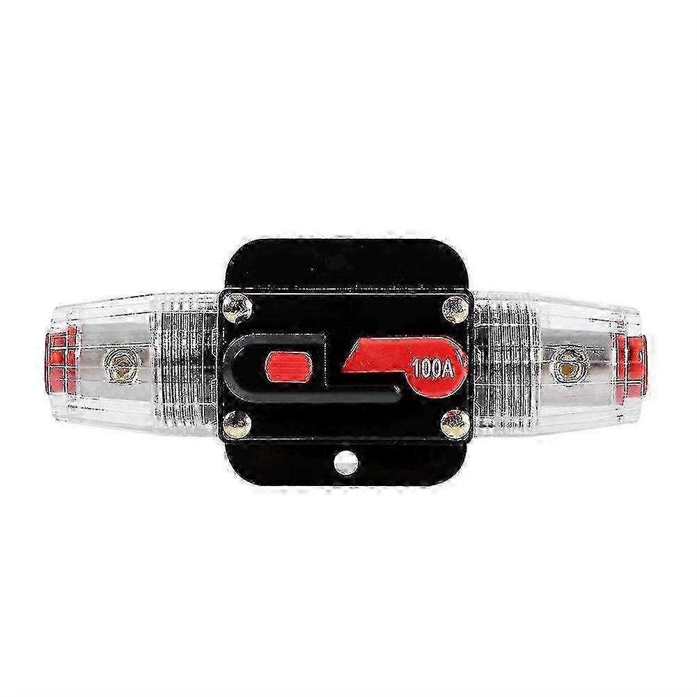 Waterproof 50-100A Reset Circuit Breaker Fuse Holder for Car Boat 12-24V OPMIUM