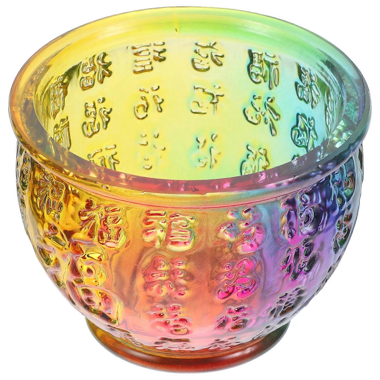 Chinese Style Decorative for Home Office Multi Synthetic 3.94x1.57 Inches