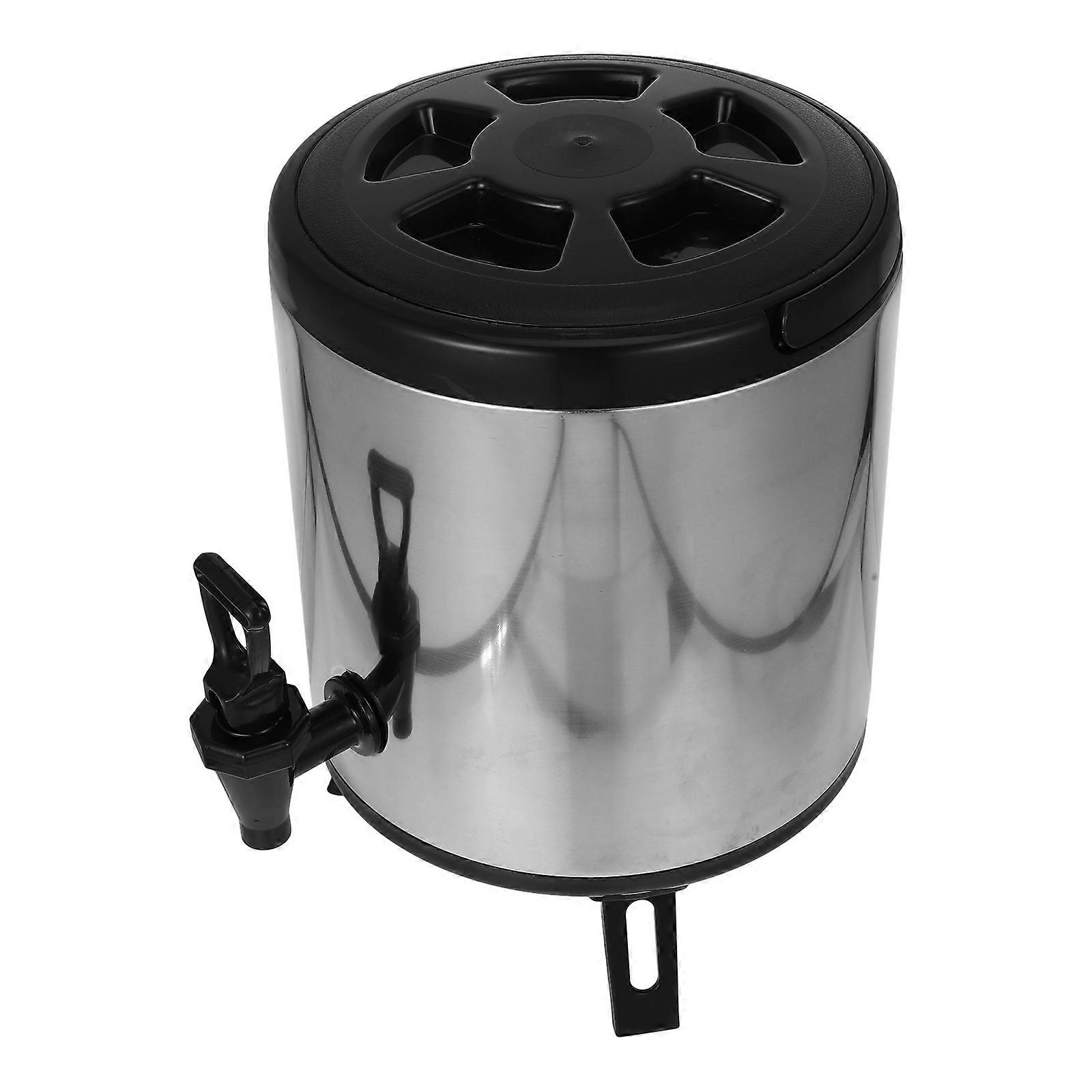 Commercial Insulated Beverage Dispenser with Dual Temperature Function Large 6 Liter Capacity for Hot and Cold Drinks