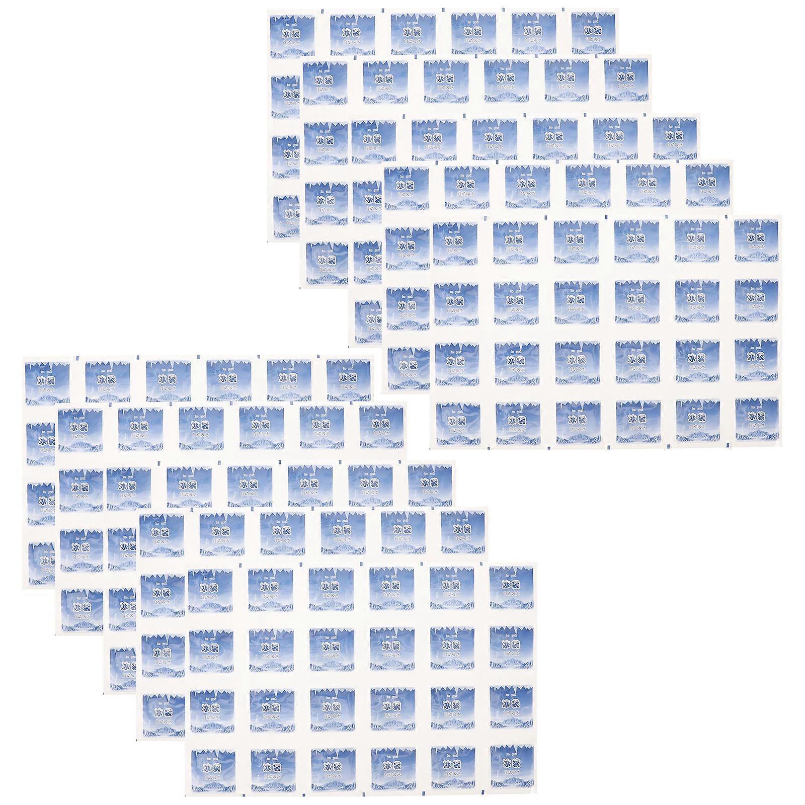 Reusable Ice Packs for Coolers with Composite Film and Nonwoven Fabric Skyblue 10pcs