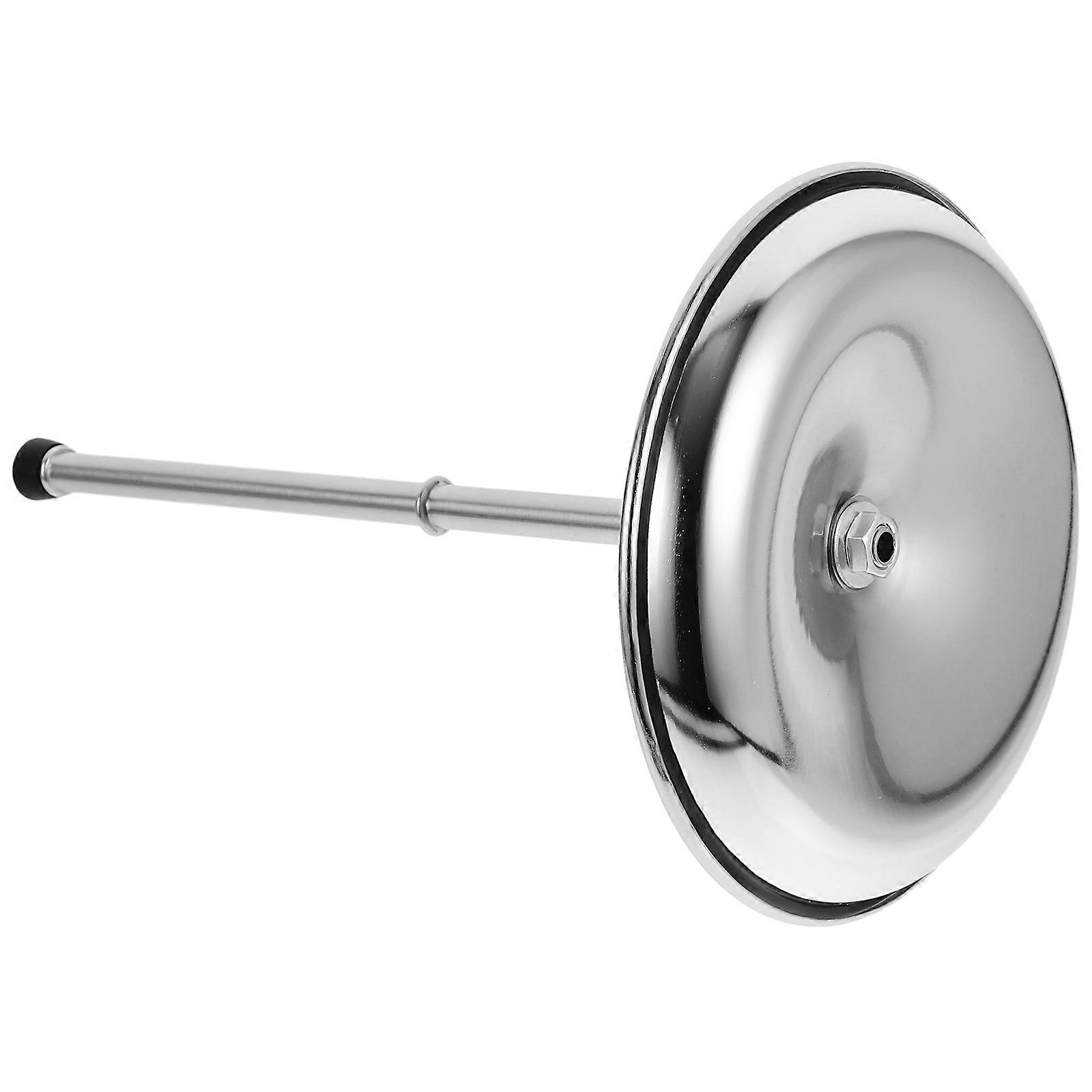 Wine Decanter Drying Stand with Stable Base and Drip Tray Simple Silver Stainless Steel Storage Solution