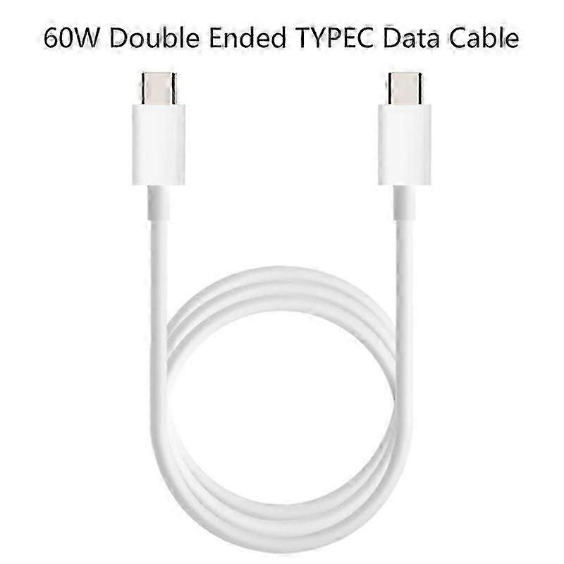 Dual USB-C Fast Charging Cable 60W PD Quick Charge Data Sync
