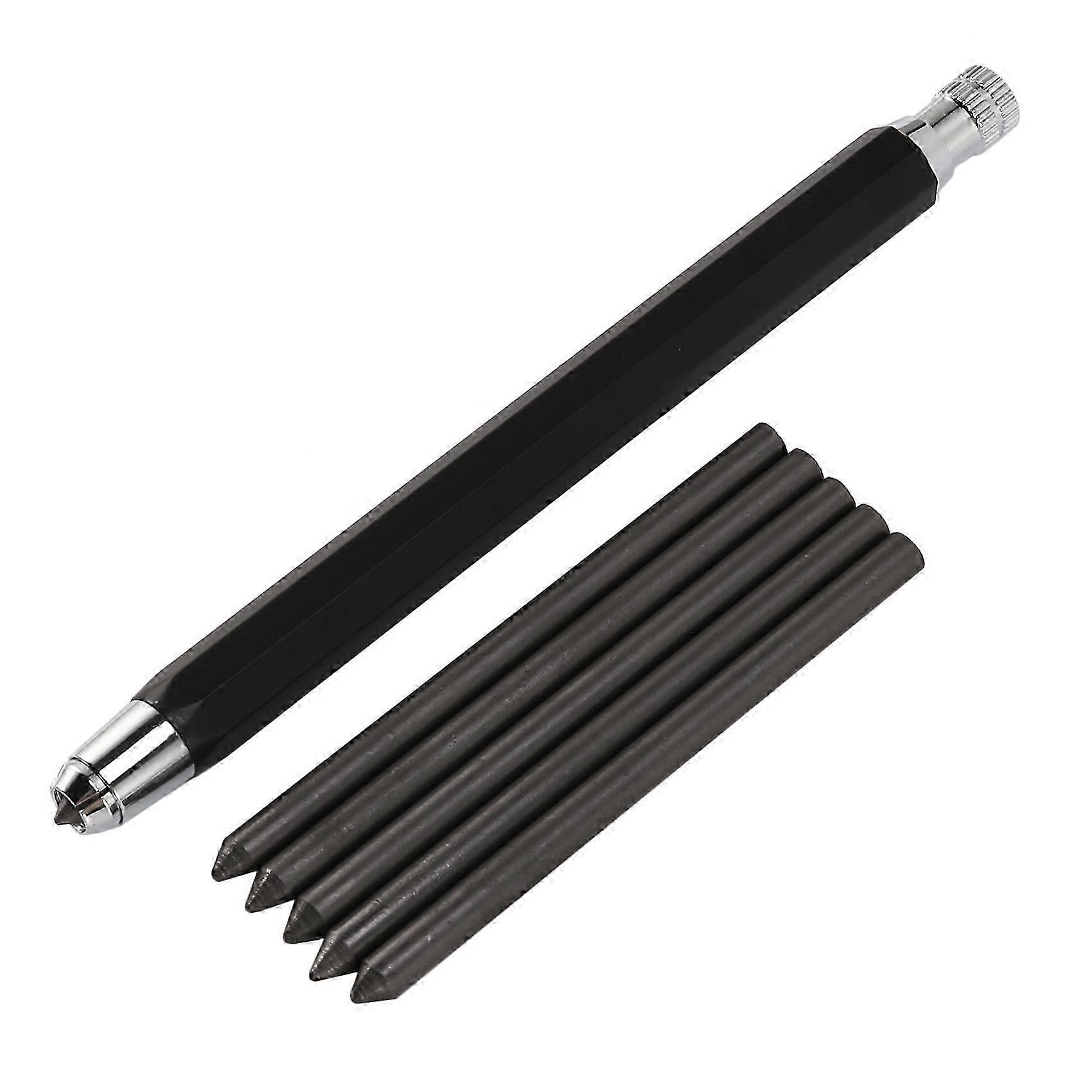 1 Set 5.6mm Metal Lead Holder Automatic Mechanical Graphite Pencil