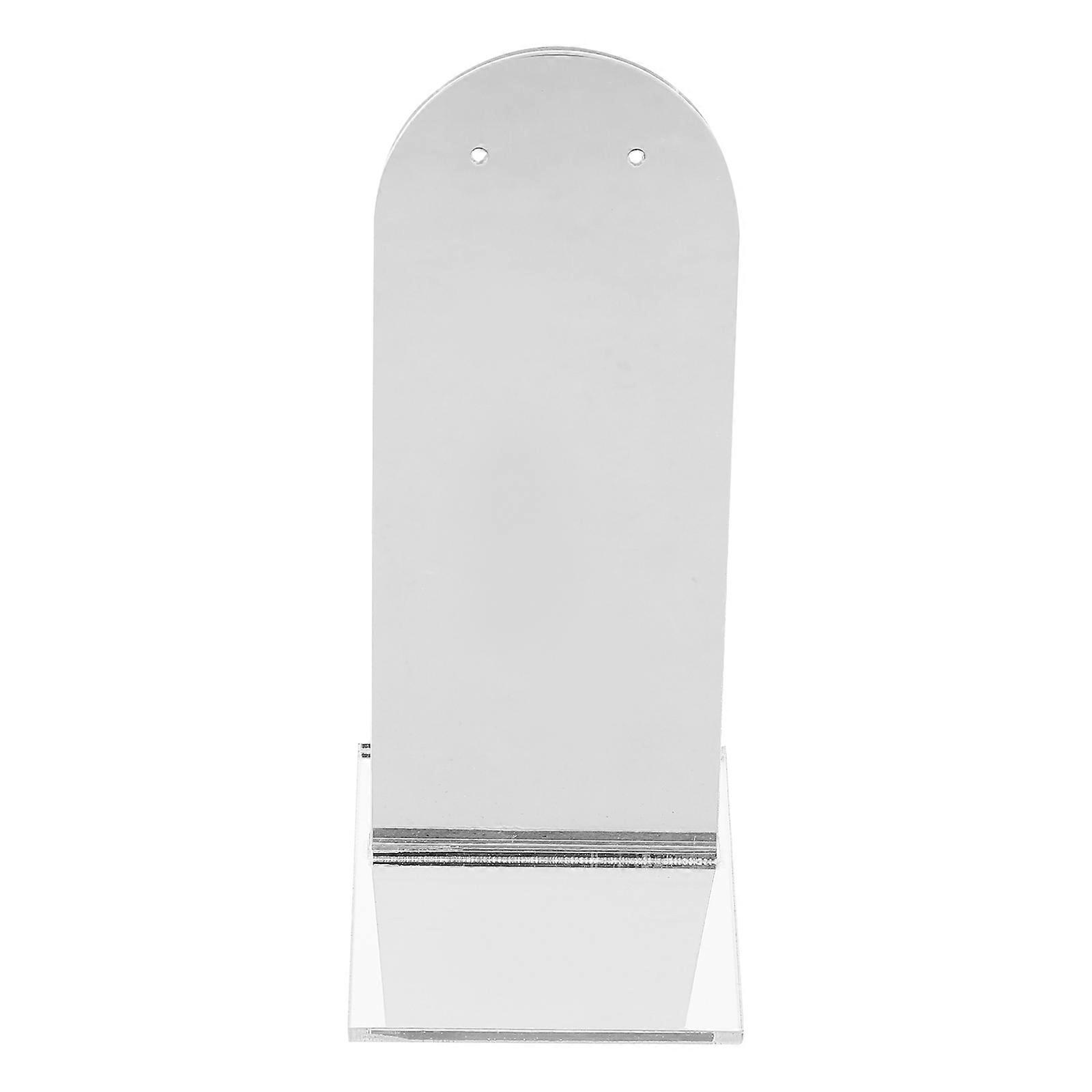 Acrylic Reflection Mirror for Photography Props Ideal for Earrings Background White Portable