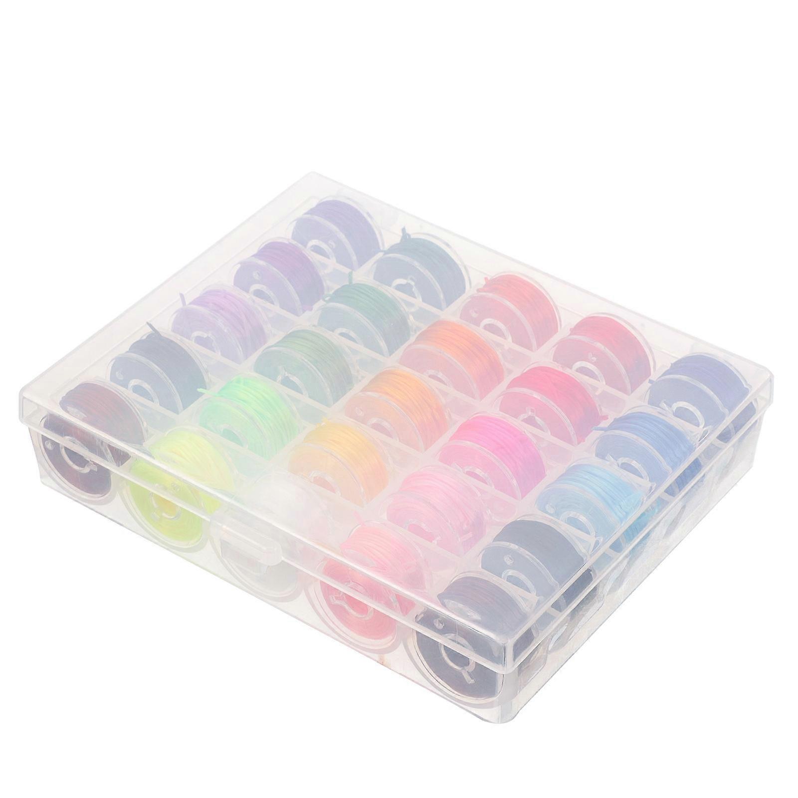 25 Rolls Stretchy Strings for Jewelry Ropes and Bracelets Colorful DIY Beading Strings Set