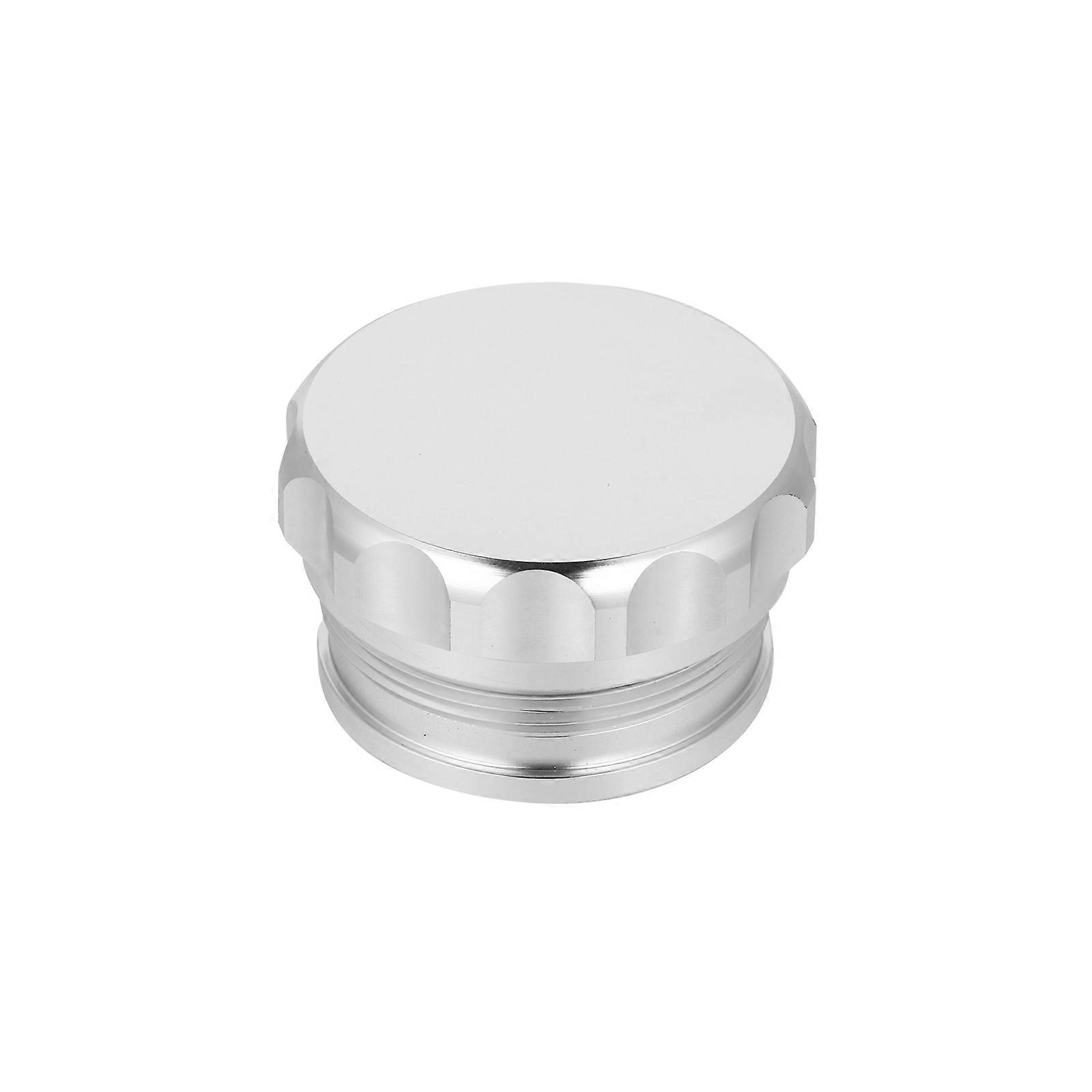 Oil Tank Cover 1Set Car Modification Accessory Resistance Silver Color For Reliable Vehicle Installation