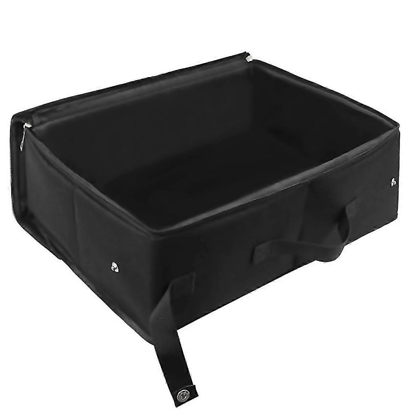 Portable Litter Box With Lid Leakproof Collapsible Cat Litter Box