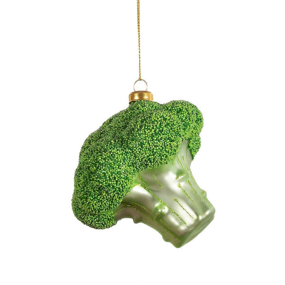 Sass & Belle Glitter Broccoli Christmas Tree Decoration