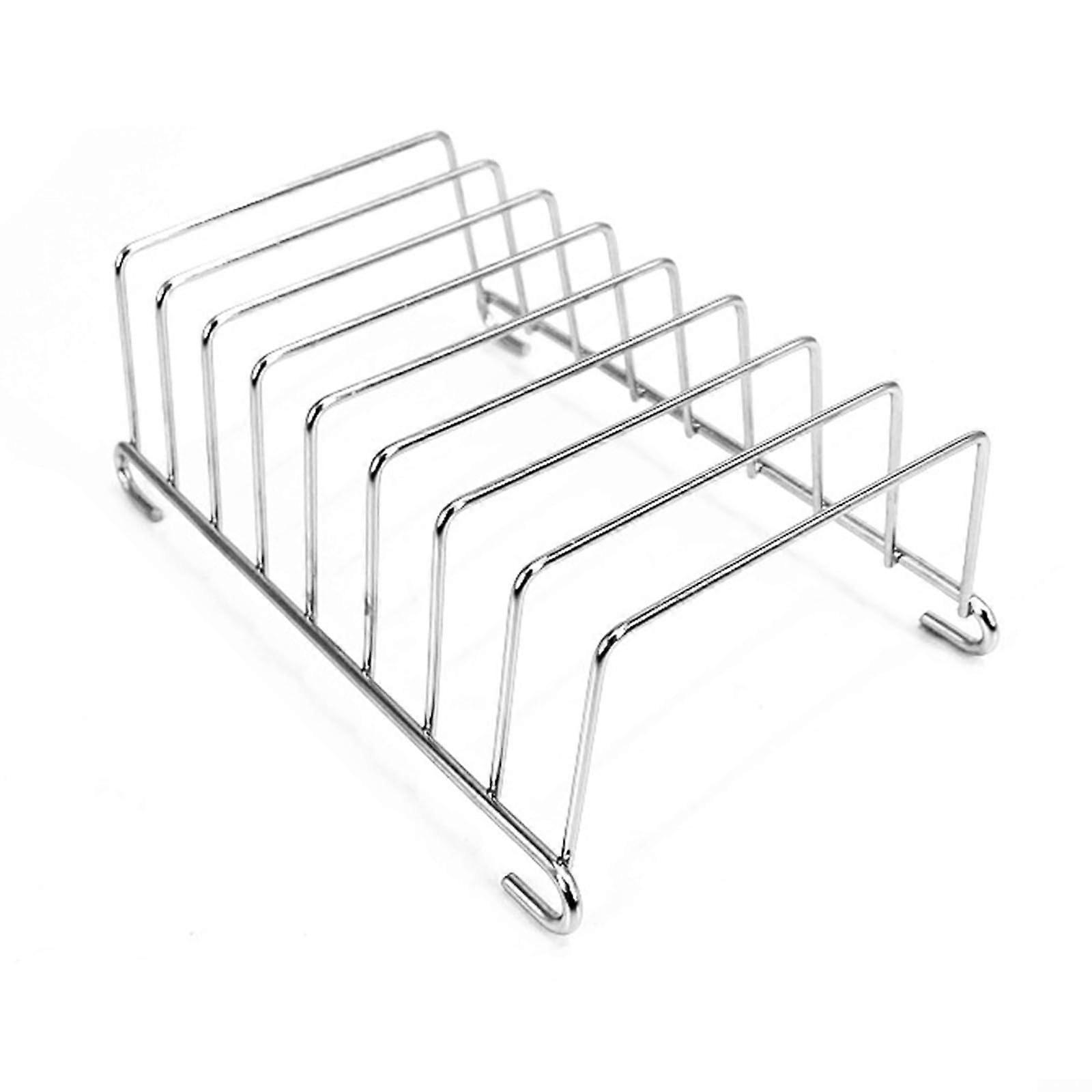 Toast Bread Stand Holder, Stainless Steel Disc Toast Rack, Rectangular Breakfast Carry Table, Kitchen/Restaurant Use