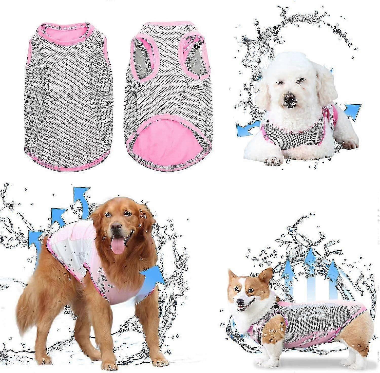 Summer Dog Cooling Vest - Breathable Temperature-Regulating Jacket for British Pets