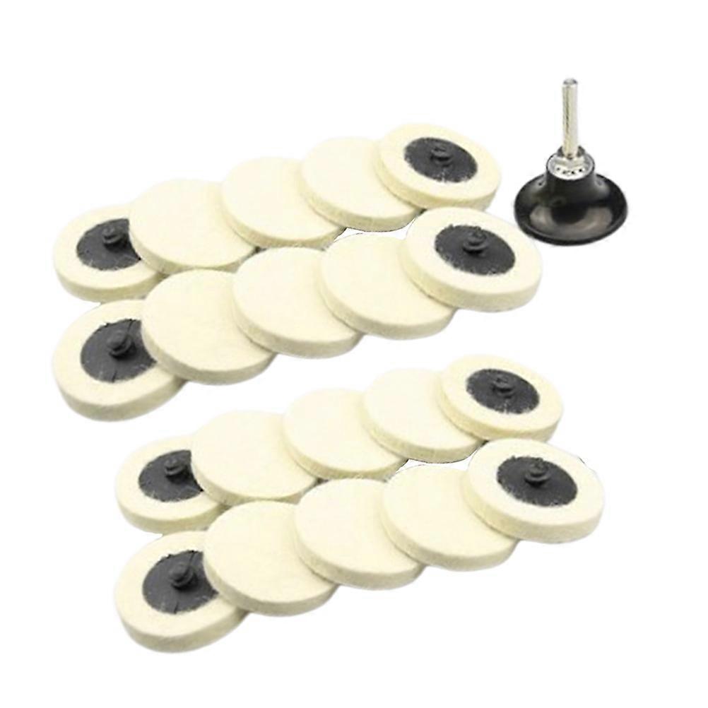 Buffing Pads 21 Pcs Set 2 Inch Torque Tray Design DIY Projects Assorted Color Stone Polishing