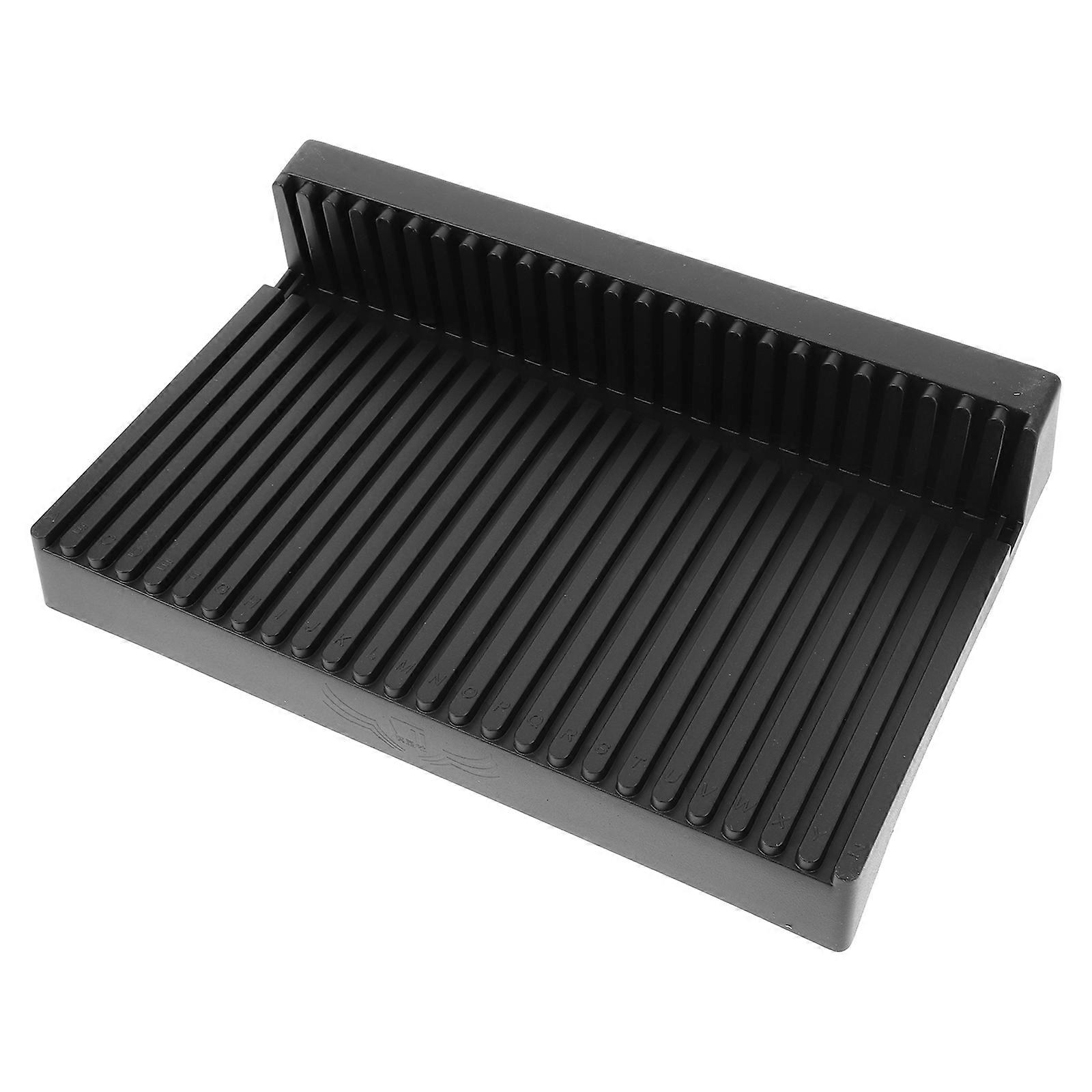 Plastic Model Stand for Storage Black Color Efficient Organization Tool Shelf 1 Piece