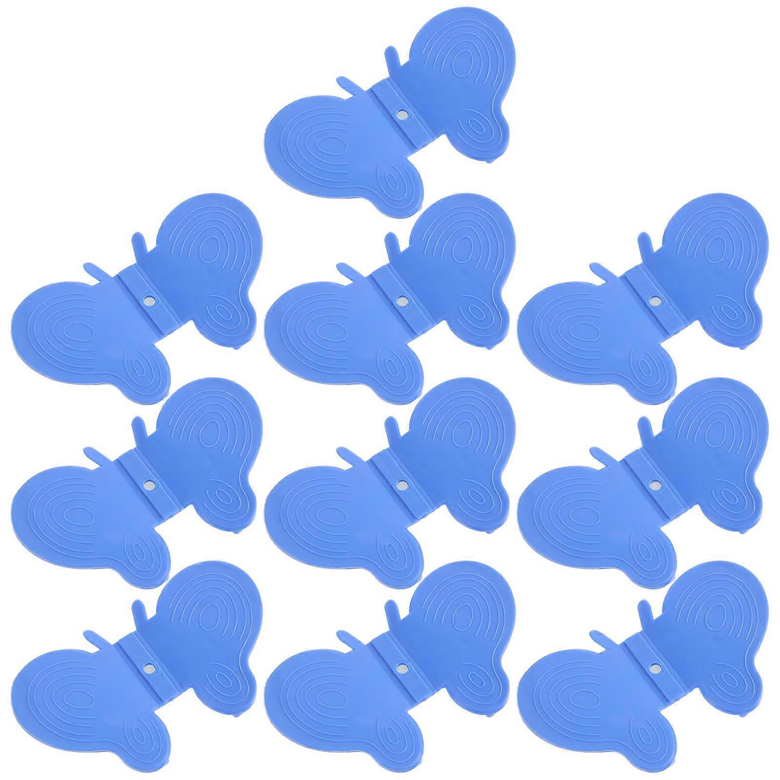 Blue Portable and Insulated Hot Plate Clips for Kitchen Use with Good Heat Insulation