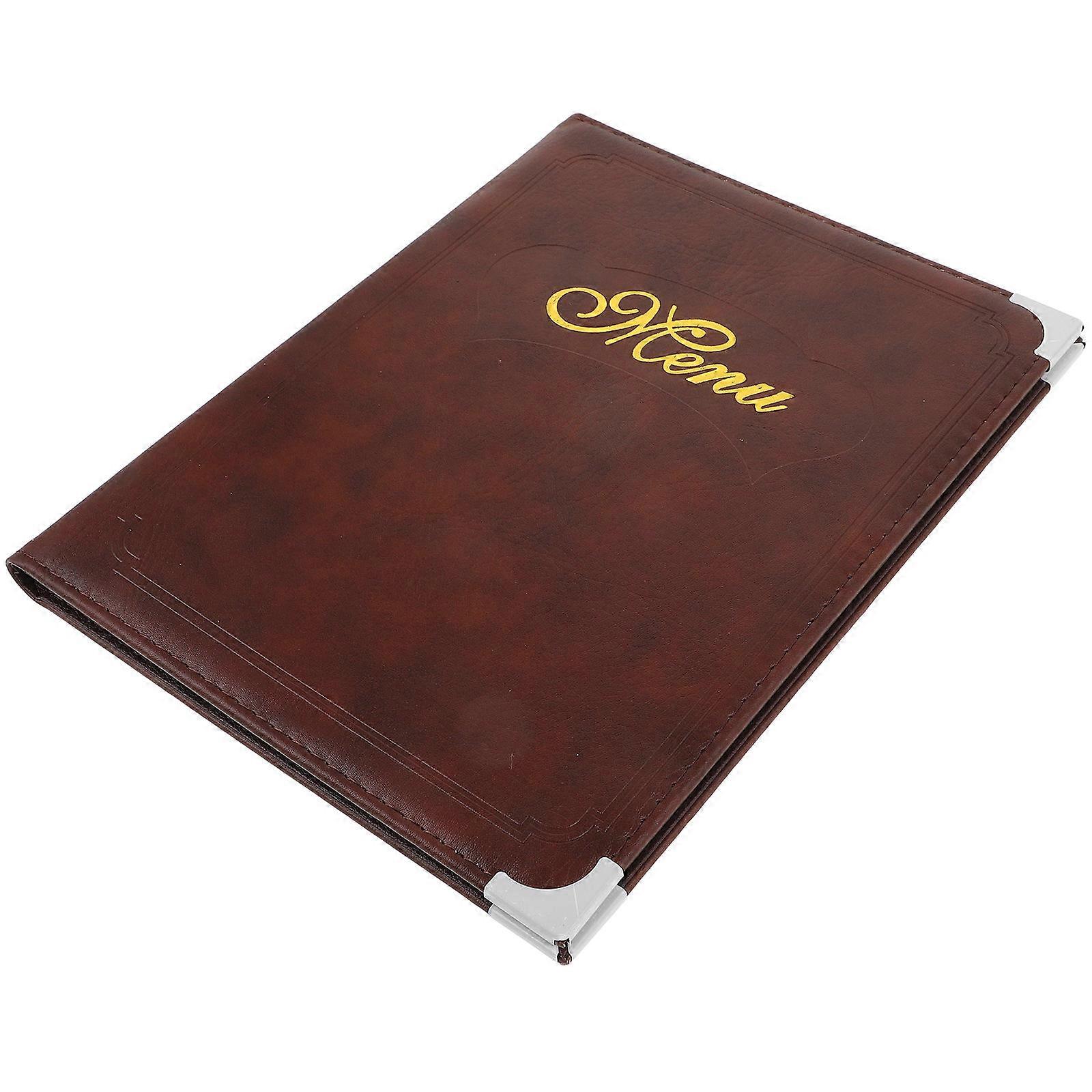 Practical Menu Holding Book Elegant Style For Restaurants 29.70X21.00CM Easy To Use 1Set