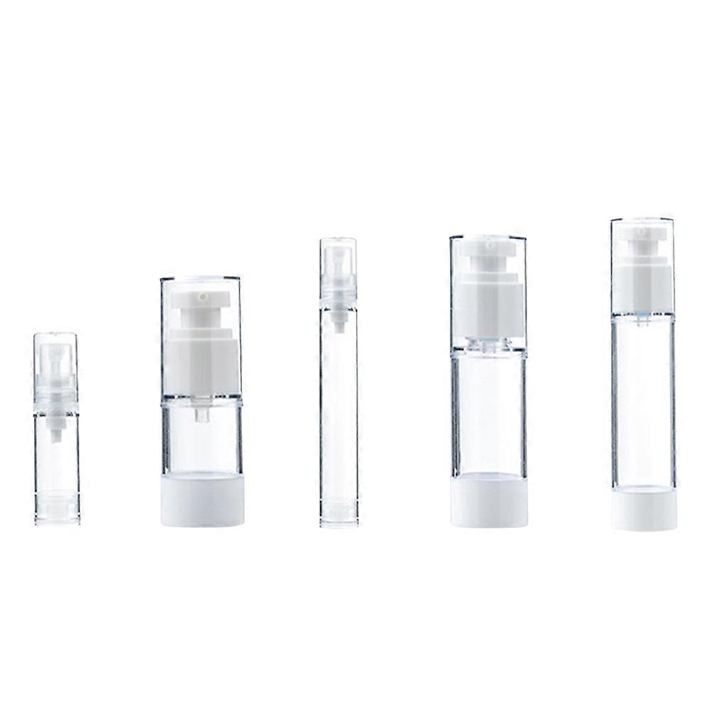 Weiße Kunststoff-Emulsionsflasche mit Pumpe zur Lagerung Sicher und umweltfreundlich 15 ml 30 ml 50 ml 5 ml 15 ml