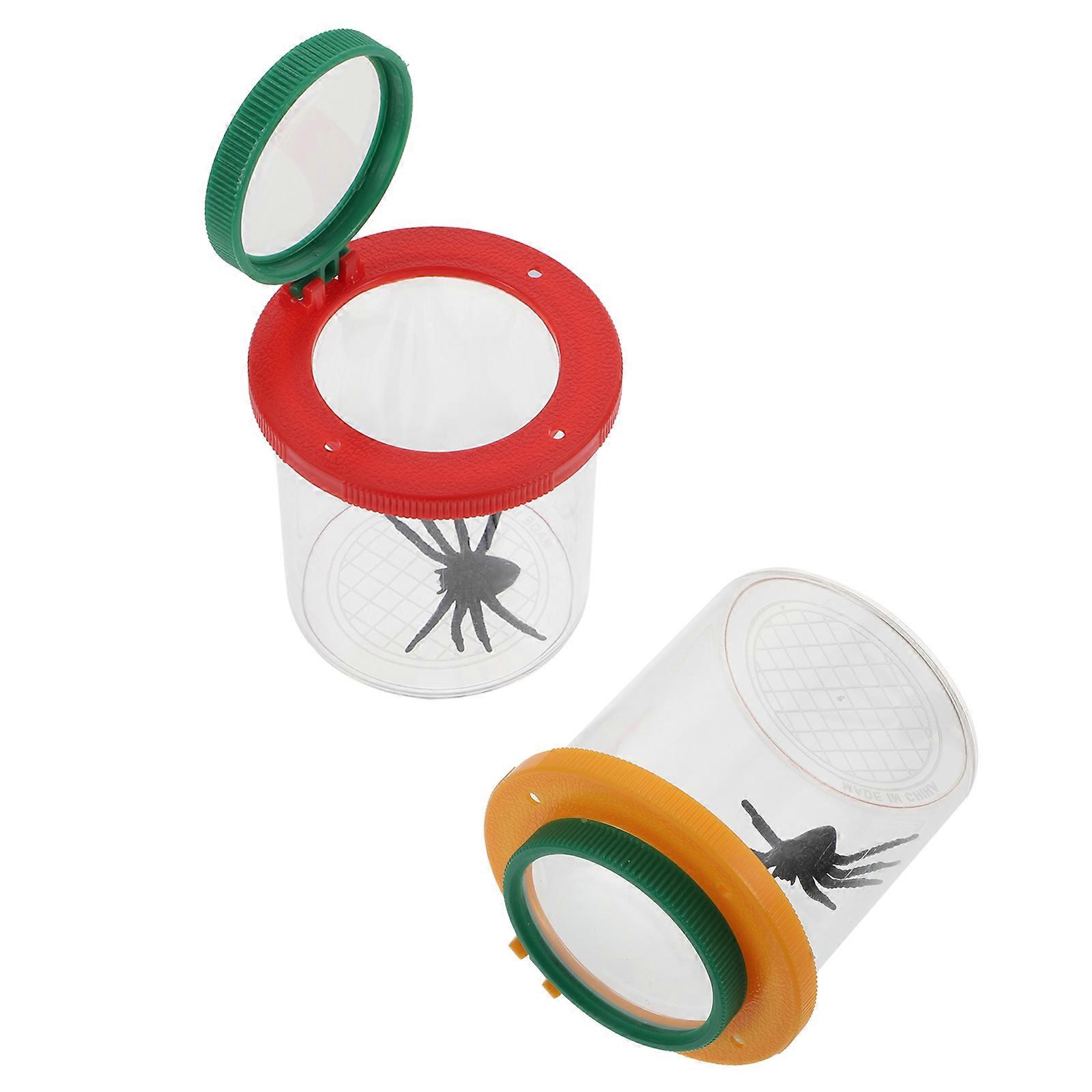Insect Observation Box with Double Lenses Magnification – Educational Bug Catcher for Outdoor Exploration and Learning