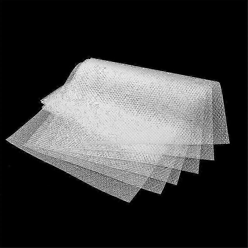 6 PCS Antibacterial Fridge Mat Washable Transparent Reusable Fridge Mat Eco-Friendly,11.4 x 17.7 inc