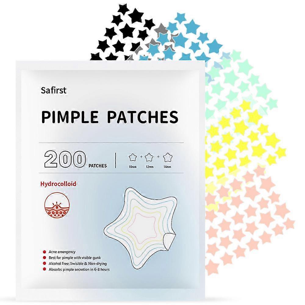 Colorful Star Shape Acne Patch Large Capacity Hydrocolloid Gentle Non