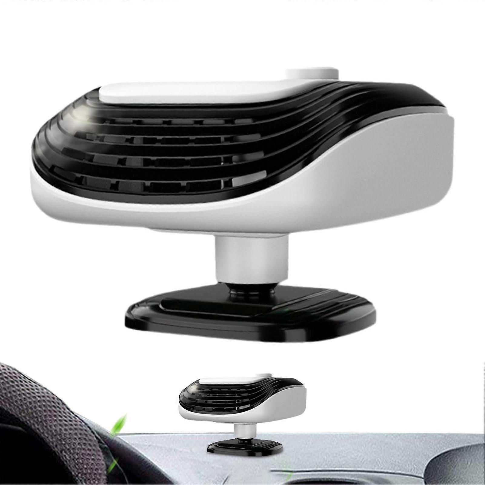 Portable Car Heater and Windshield Defroster with Rotating Fan for Fast Ice Removal in Winter