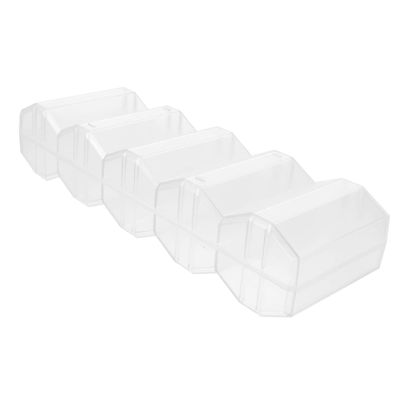 Poker Chip Storage Box Transparent Plastic With Strap Design, Durable And Secure For Card Games, Poker Accessories