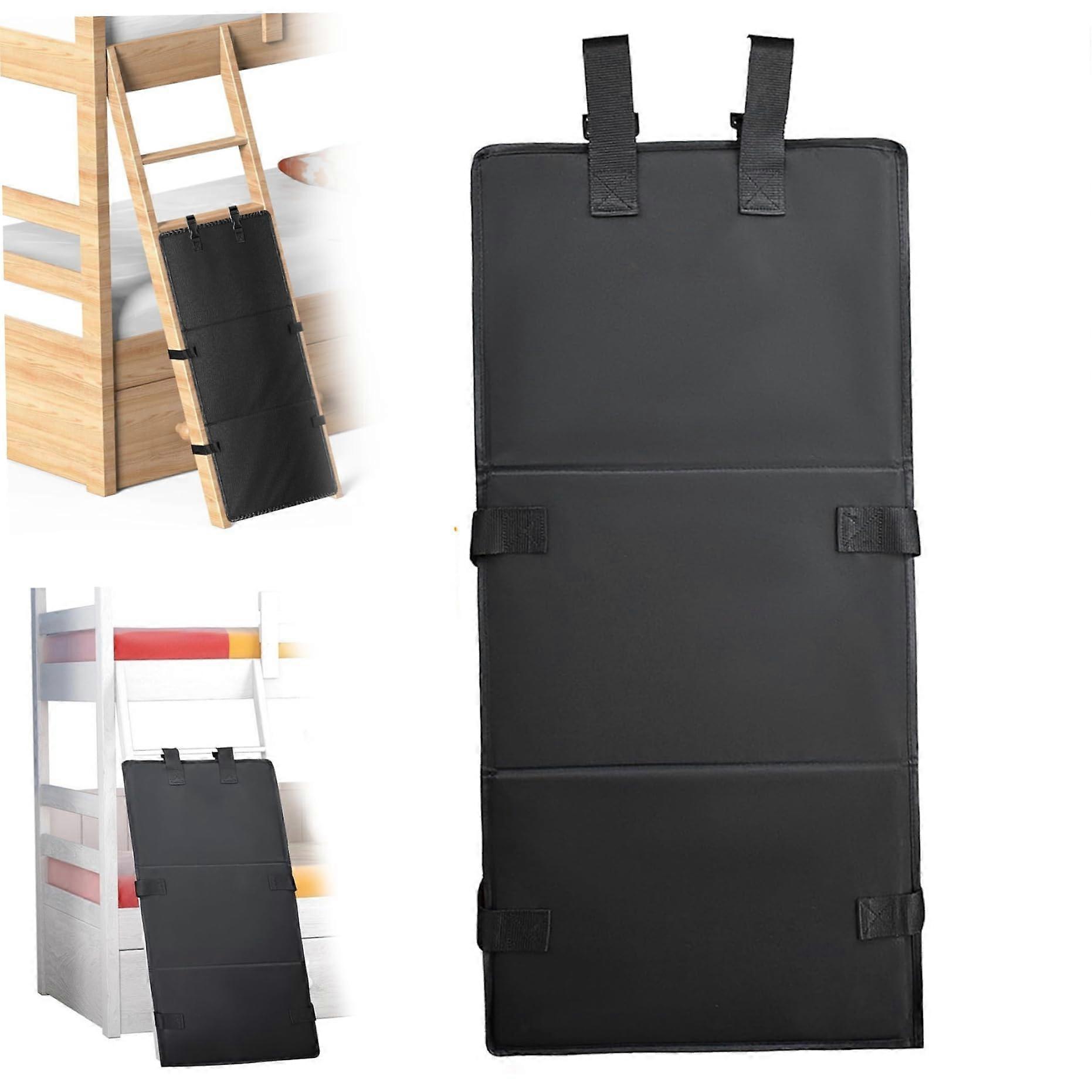 Bunk Bed Ladder Cover 30.71 x 14.96 x 1.38 cm, Ladder Pads, Foldable Cushions With Adjustable Buckles, Prevent Climbing