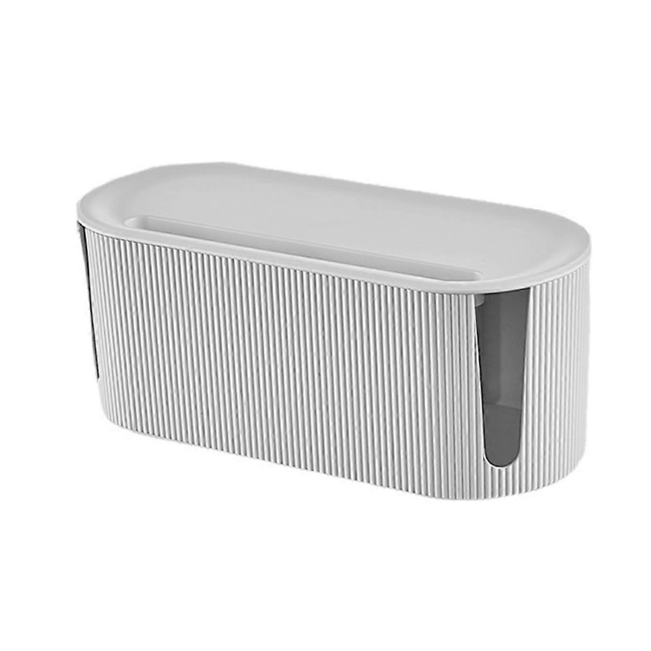 Cable Management Box Practical Storage Box for Cables and Outlets Large Capacity SpaceSaving Design for Desks and Corners Protects Against