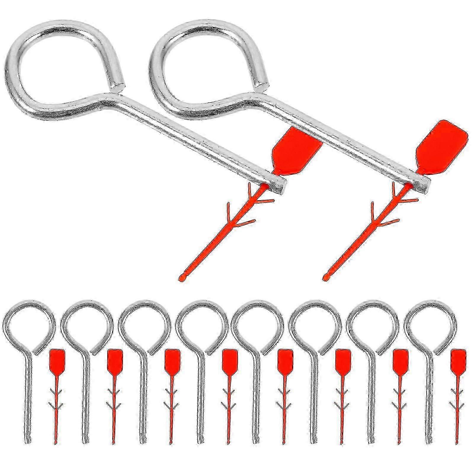 10pcs Fire Extinguisher Pull Pins Fire Equipment Replacement Pin Lock Pins Fire