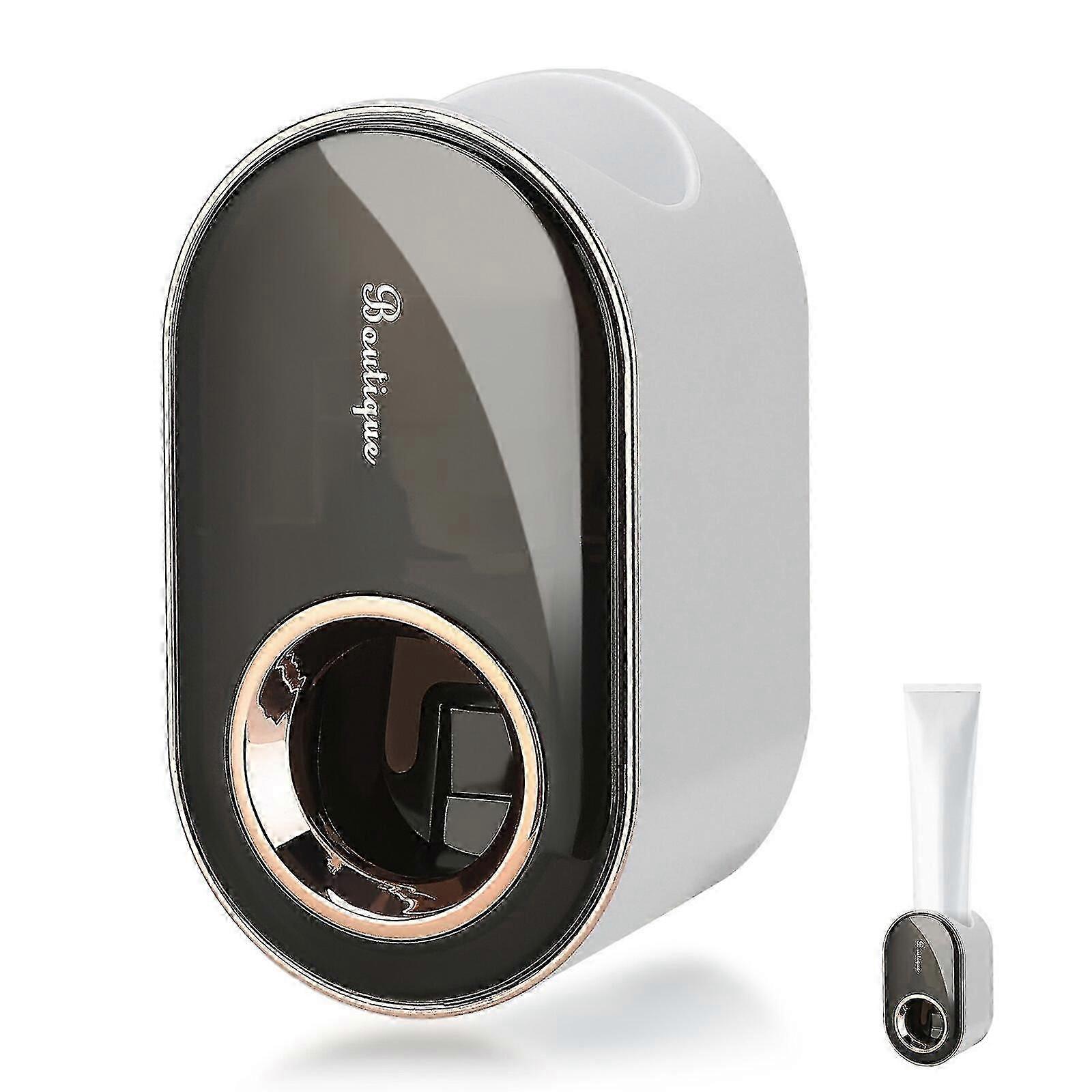 Toothbrush Holder Toothpaste Dispenser Wall Mount Rack - Creative Ps+pc Bathroom