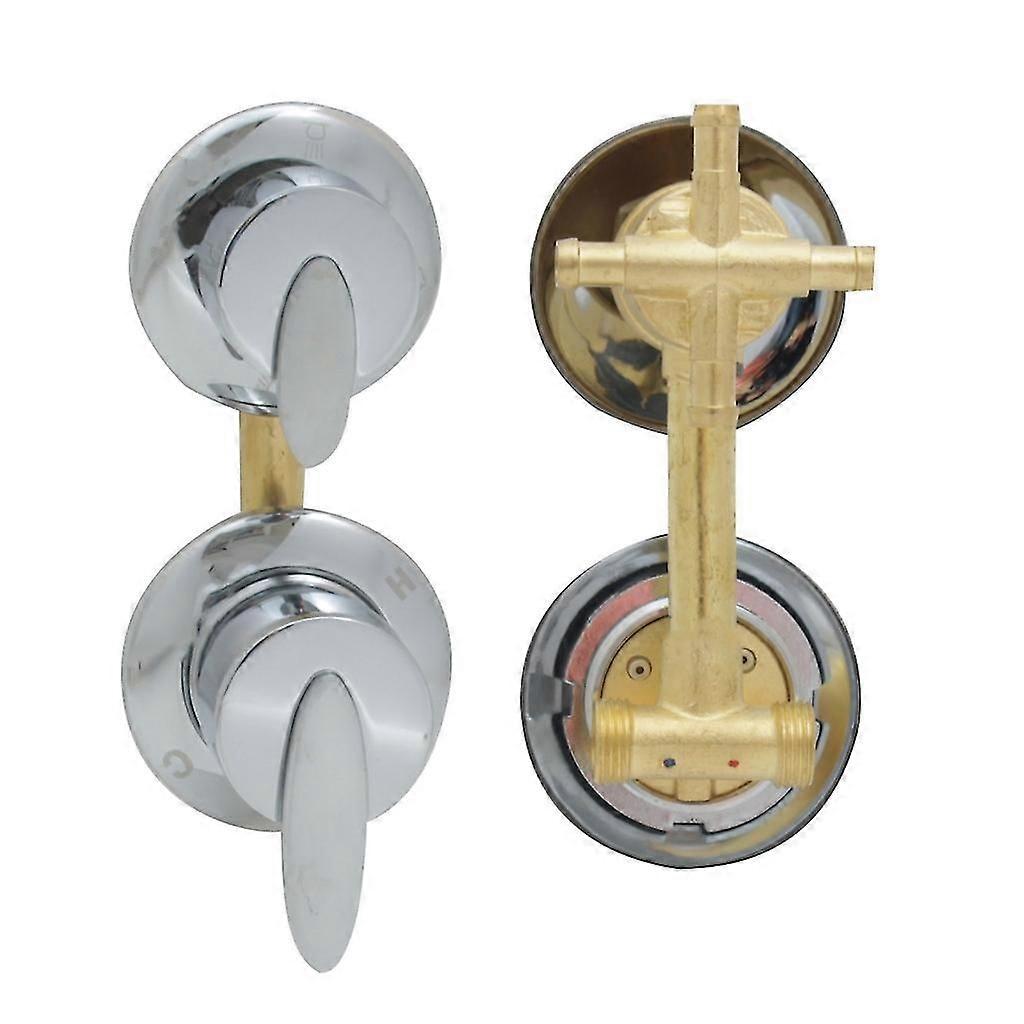 4 Way Shower Mixer Faucet, Brass Control for Shower Room